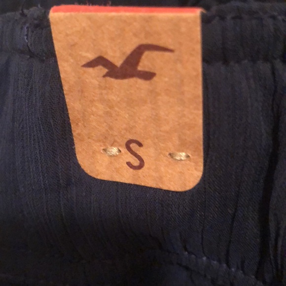 NWT HTF Rare Vintage Hollister Navy Blue ruffled tiered skirt. Beautiful details - Picture 7 of 12